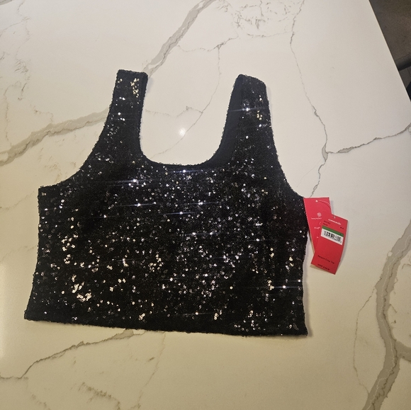 Commando sequin crop Top size Large - Picture 5 of 12